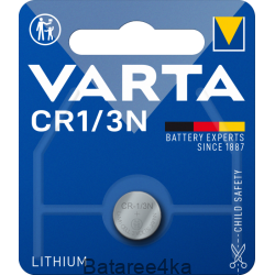 Батарейки VARTA CR 1/3 N, , 4.50$, 202535, Varta, Батарейки таблетки VARTA