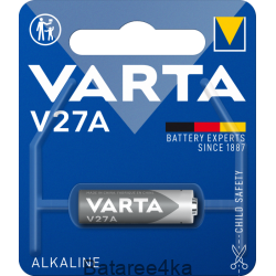 Батарейка VARTA 27A, , 1.25$, 700427, Varta, Батарейки таблетки VARTA