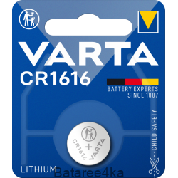 Батарейки VARTA CR 1616, , 1.00$, 201616, Varta, Батарейки таблетки VARTA