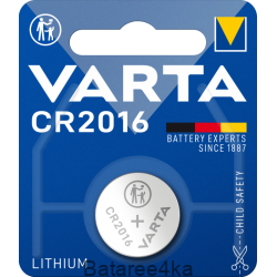 Батарейки VARTA CR 2016, , 0.60$, 202016, Varta, Батарейки таблетки VARTA