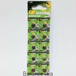 Батарейка GP192 AG3 392, , 0.18$, 00112, GP batteries, Батарейки таблетки GP