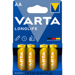 Батарейки VARTA LONGLIFE AA, , 0.34$, 20001, Varta, Батарейки Varta