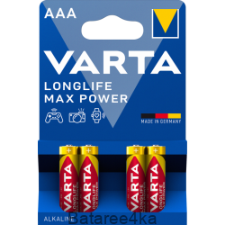 Батарейки VARTA MAX POWER AAA, , 0.43$, 20006, Varta, Батарейки Varta