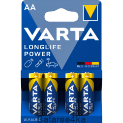 Батарейки VARTA LONGLIFE POWER AA, , 0.40$, 20002, Varta, Батарейки Varta