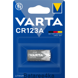 Батарейка VARTA CR123A, , 2.50$, 778665, Varta, Батарейки Varta