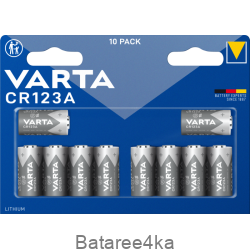 Батарейки VARTA CR 123A, , 2.20$, 202538, Varta, Батарейки Varta