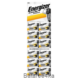 Батарейка Energizer alkaline LR6, , 0.45$, 10213, Energizer, Батарейки ENERGIZER