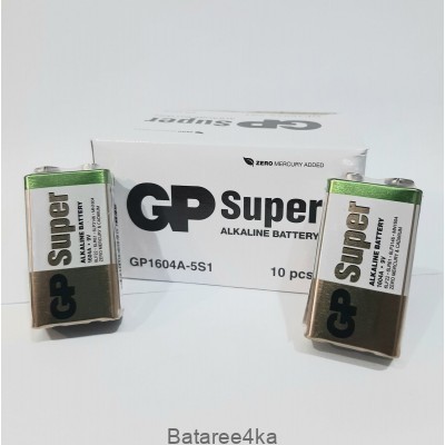 Батарейки GP Super Alkaline 9V крона