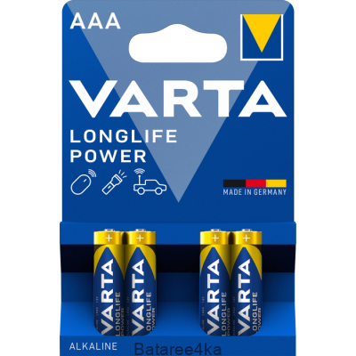 Батарейки VARTA LONGLIFE POWER AAА